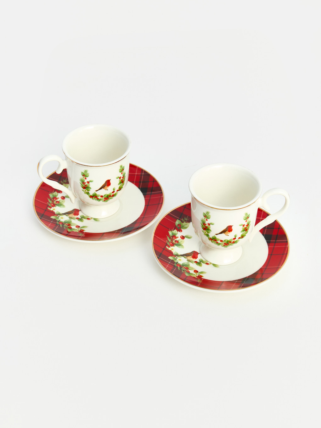 2 Person Patterned Coffee Cup Set-2
