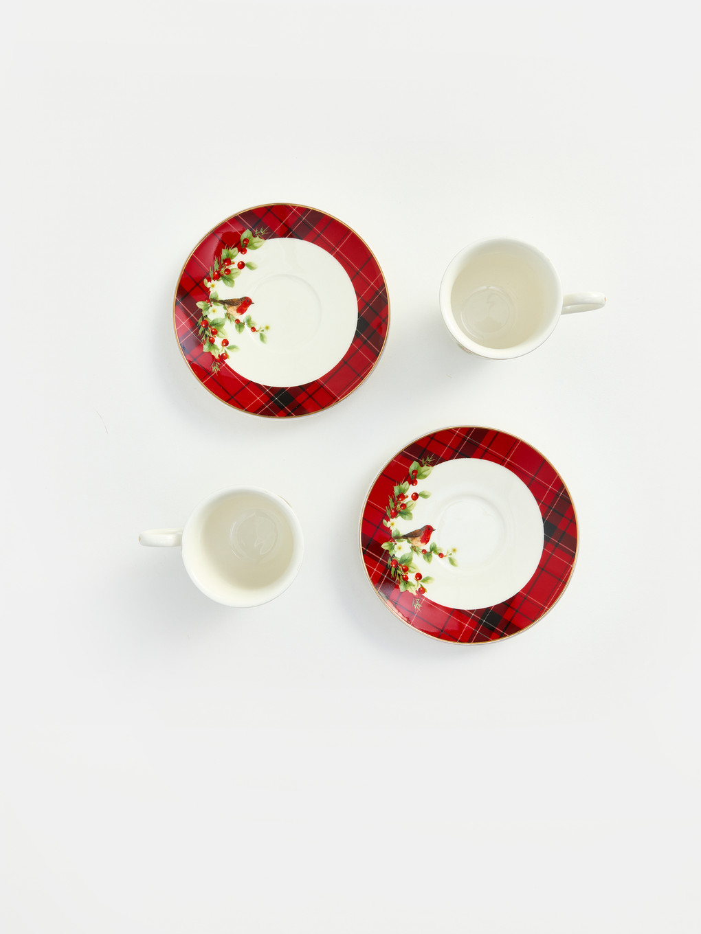 2 Person Patterned Coffee Cup Set-3
