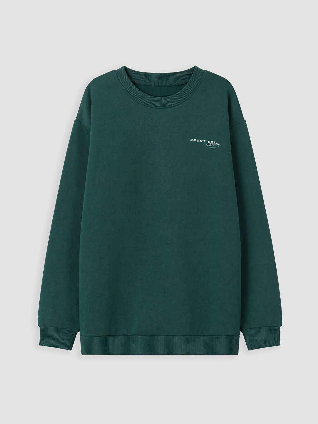 Bisiklet Yaka Baskılı Erkek Çocuk Sweatshirt