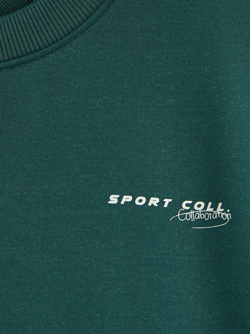 Bisiklet Yaka Baskılı Erkek Çocuk Sweatshirt-1