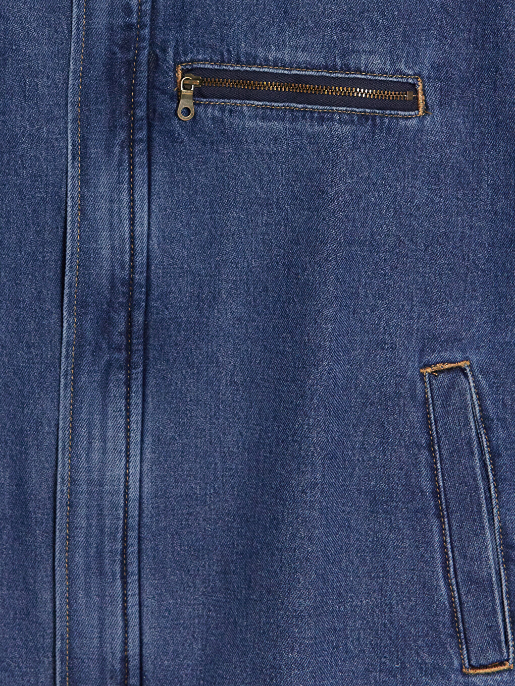 Loose Fit Men's Jean Jacket-6