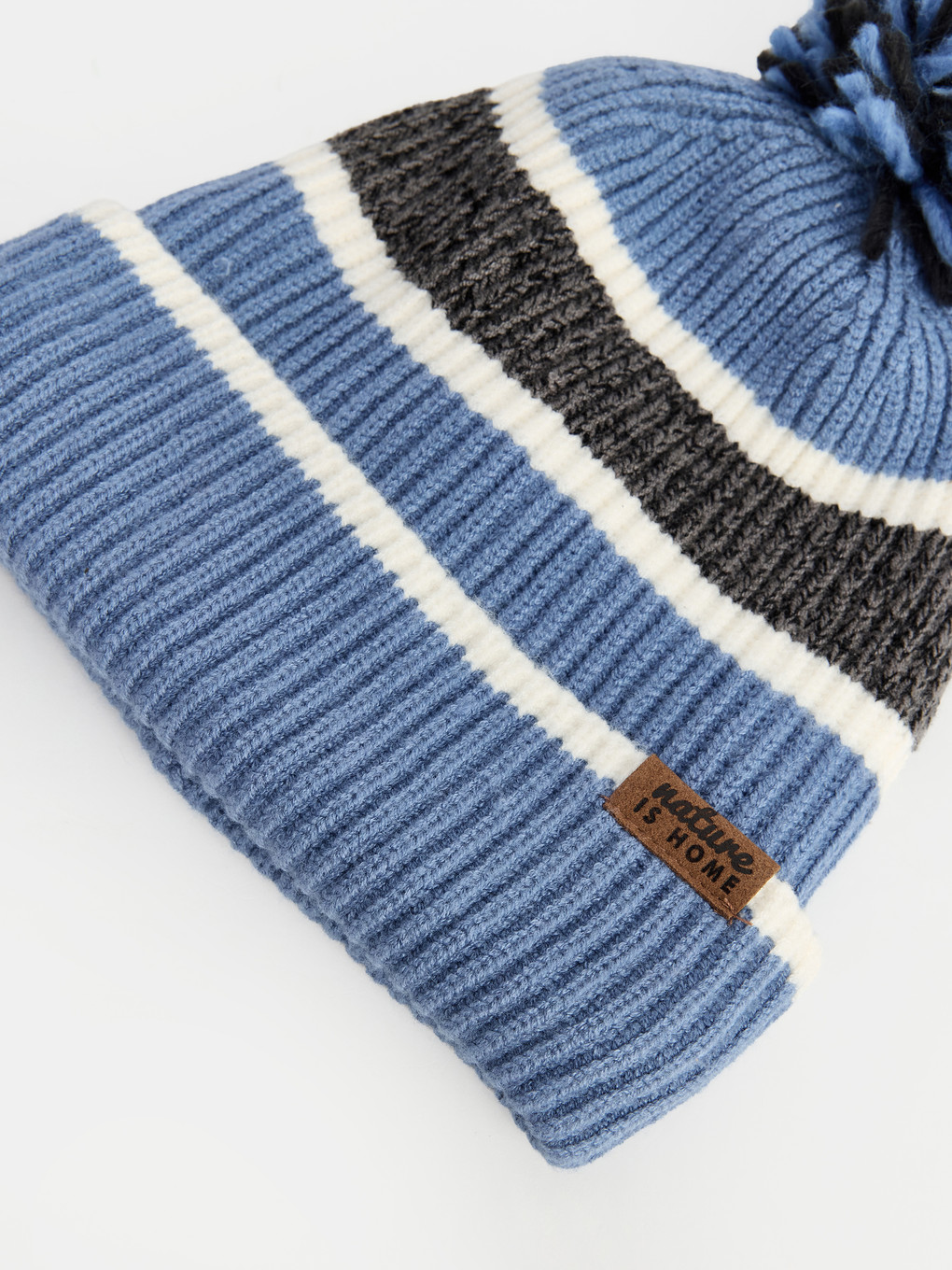 Striped Boys' Knitwear Beanie-1