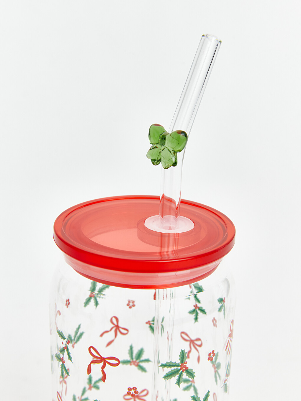Bow Patterned Glass Strawed Glass 480 Ml-2
