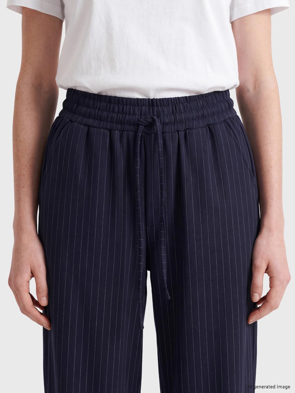 Woman Navy Trousers-2