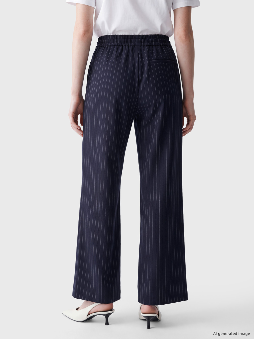 Woman Navy Trousers-3