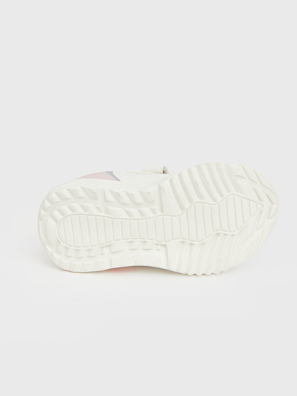 Bej Stitch Baskılı Işıklı Kız Çocuk Spor Ayakkabı-4