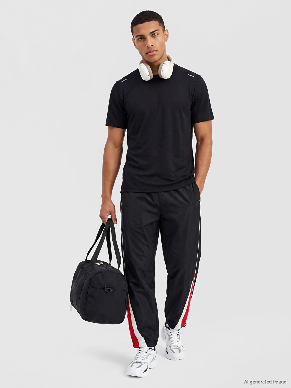 Pantaloni De Trening Loose Fit Pentru Bărbați