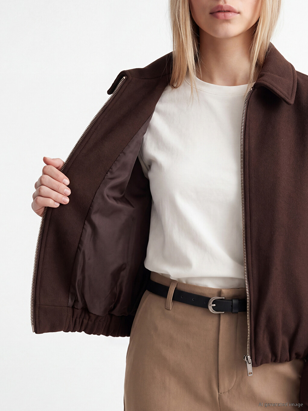 Shirt Collar Women's Cachet Jacket-3