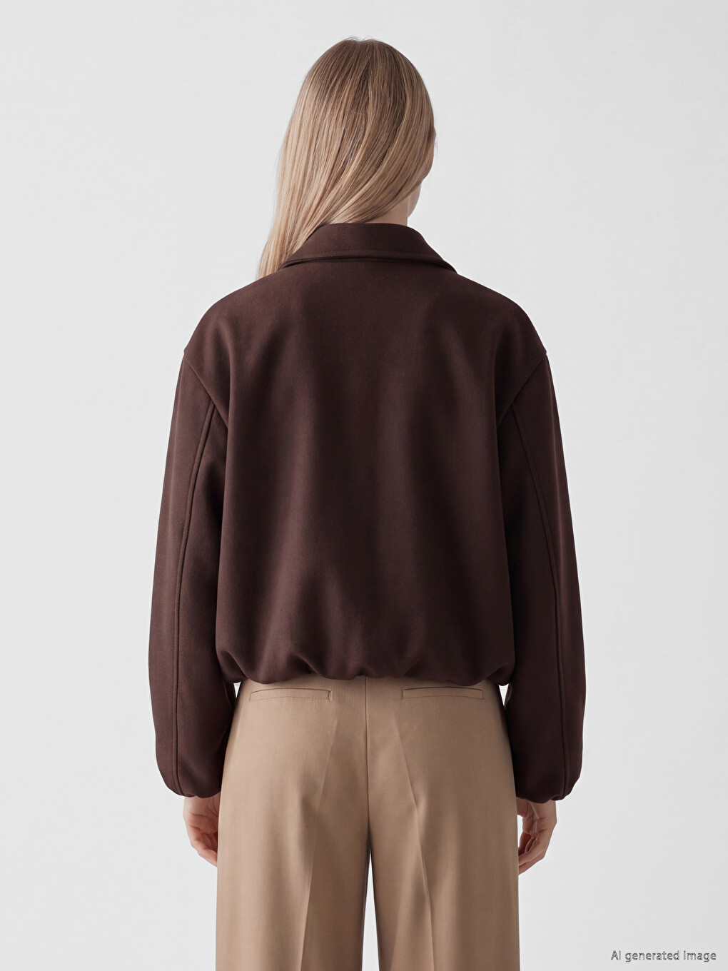Shirt Collar Women's Cachet Jacket-4