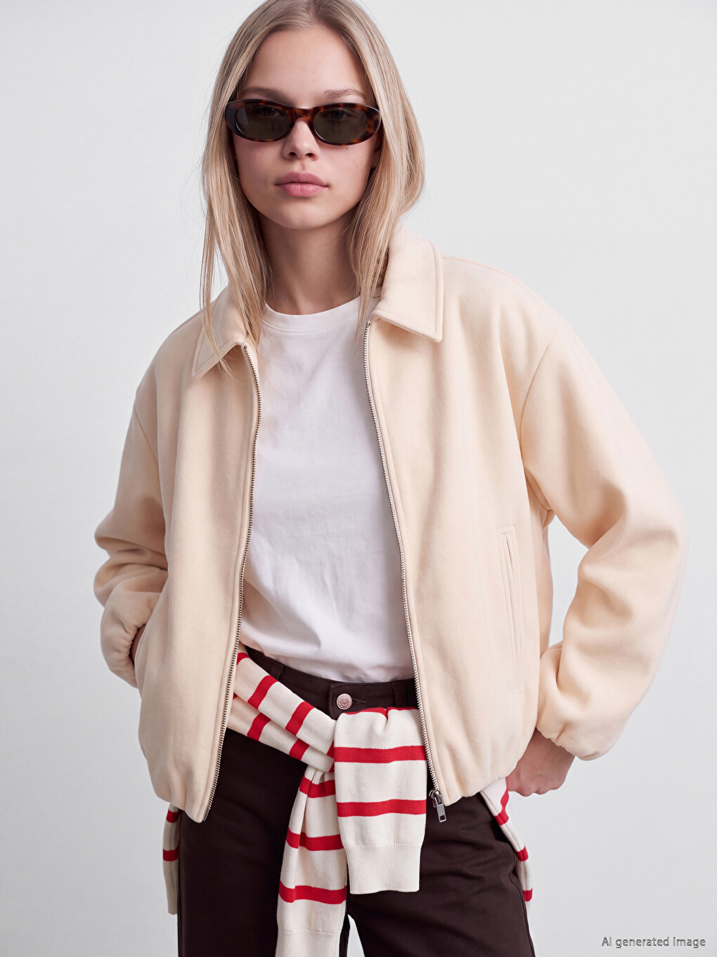 Shirt Collar Women's Jacket