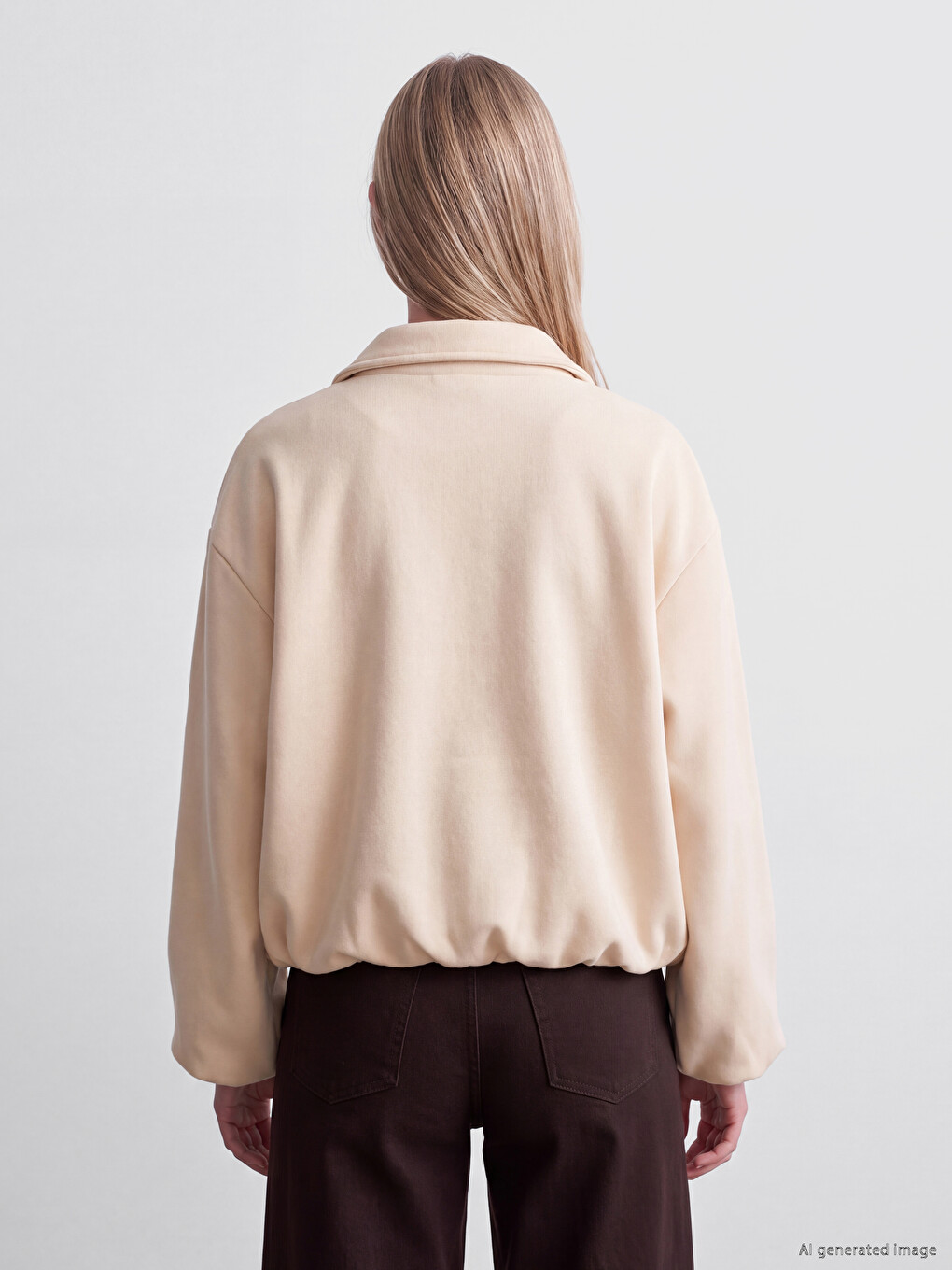 Shirt Collar Women's Jacket-4