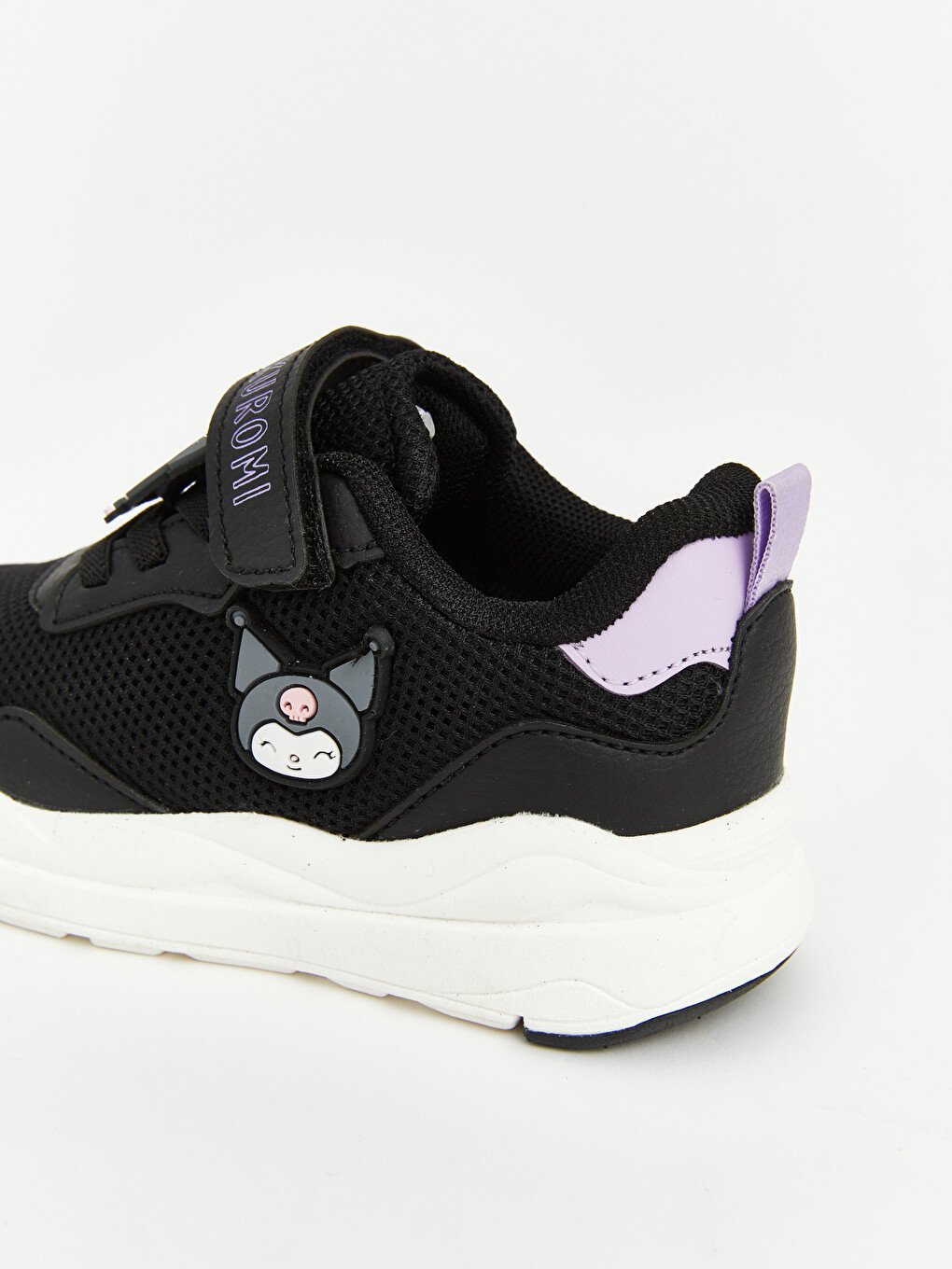 Siyah Hello Kitty Baskılı Kız Çocuk Spor Ayakkabı-1