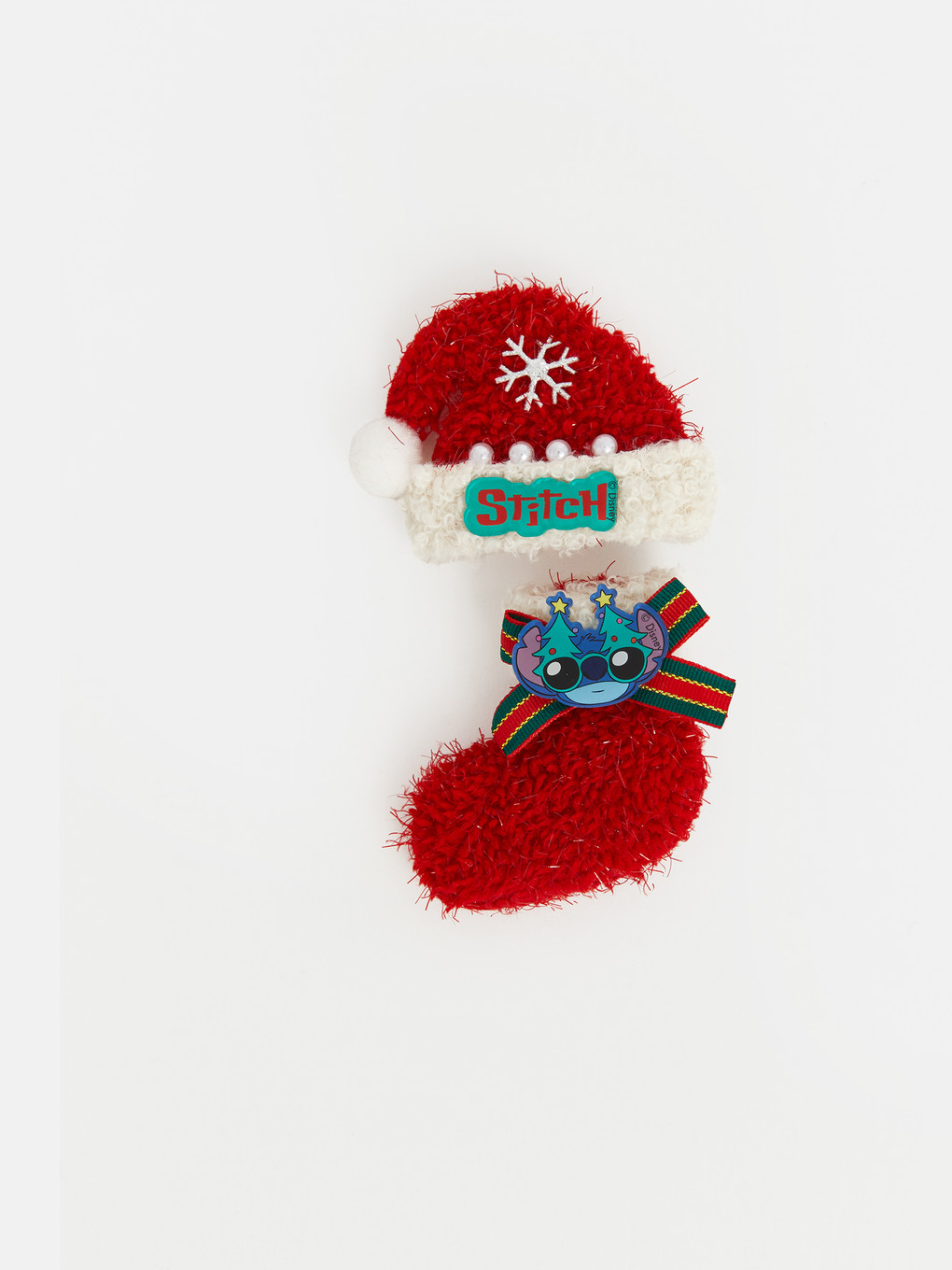 2 Pack Stitch Figured New Year Themed Clip Hairpin-1
