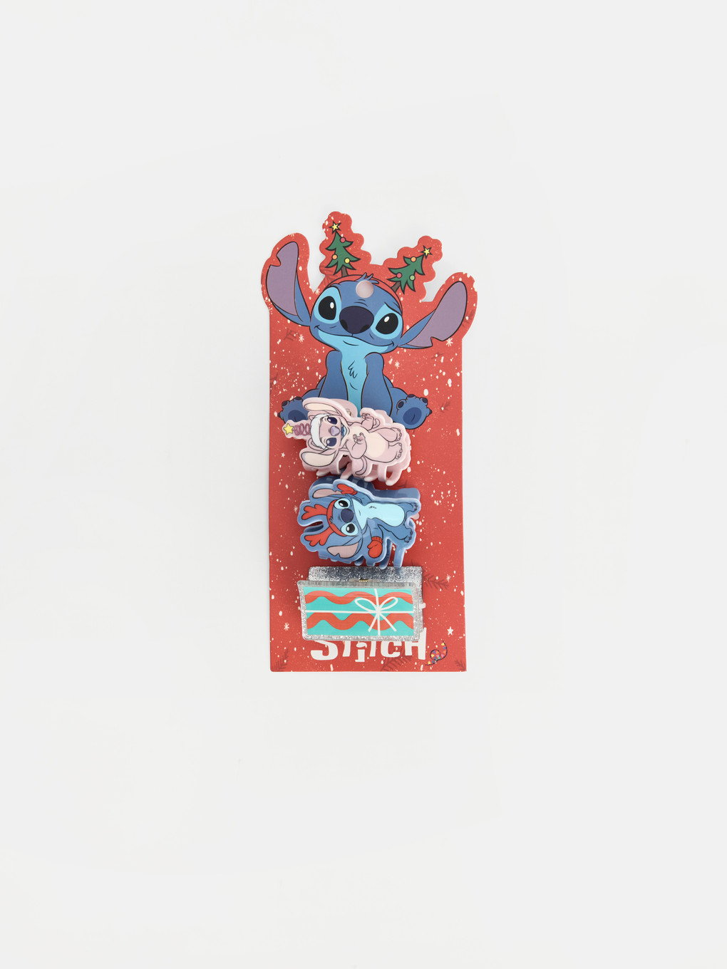 3-pack Stitch Figured New Year Themed Girls Clip