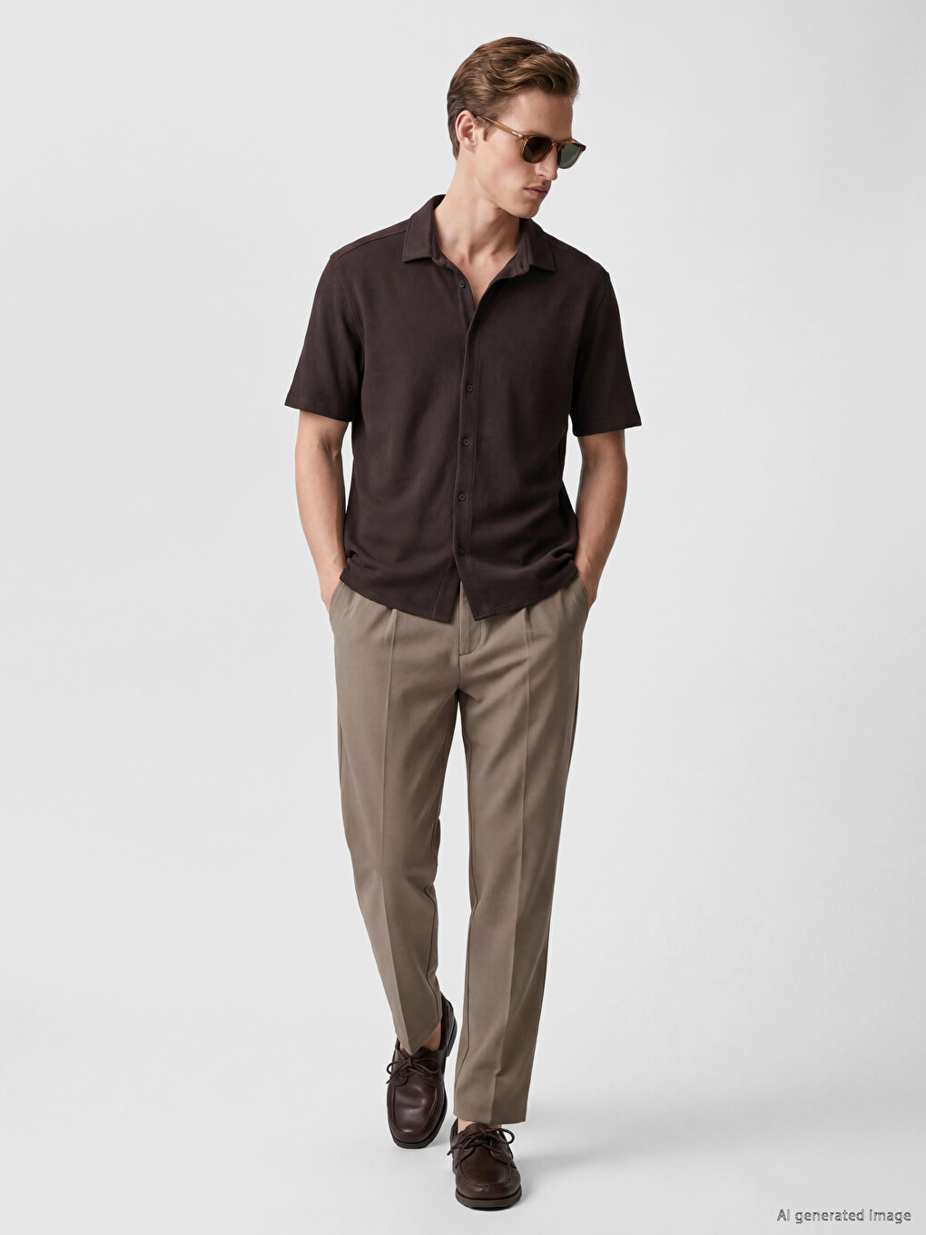 Chemise Homme Coupe Régulière-1