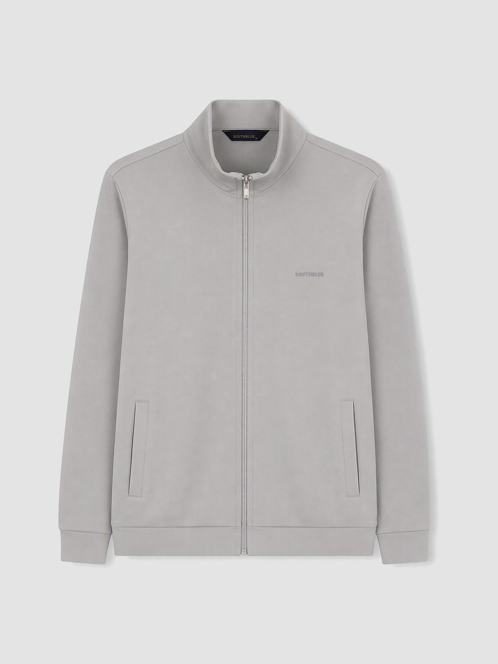 Gri Regular Fit Erkek Fermuarlı Sweatshirt