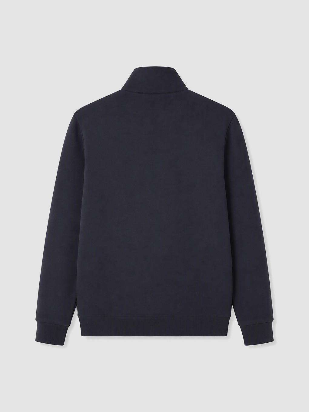 Lacivert Regular Fit Erkek Fermuarlı Sweatshirt-3