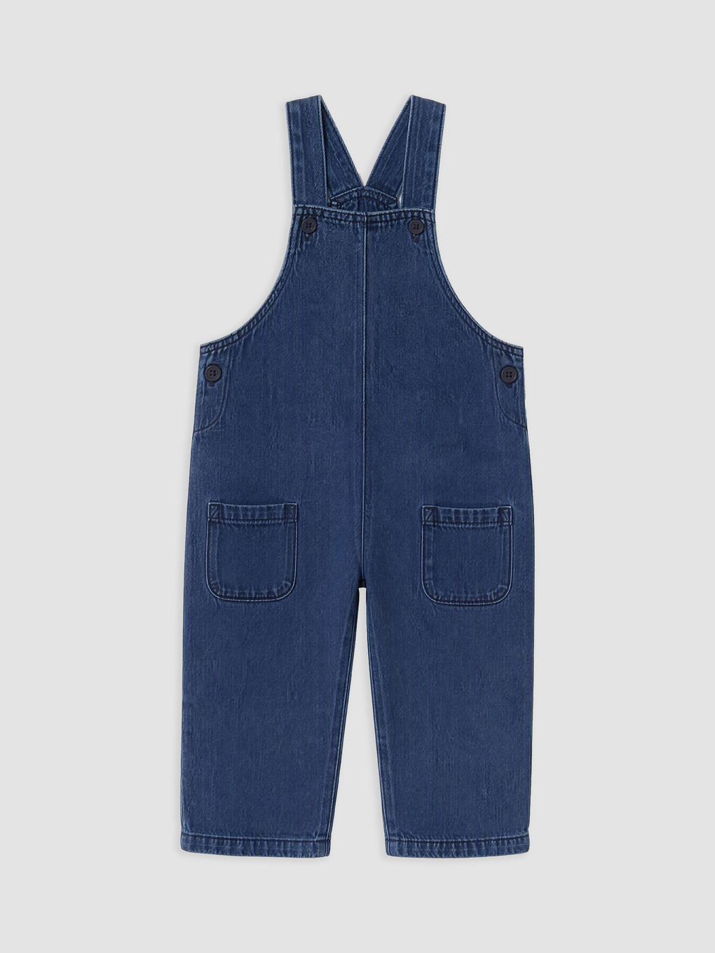 Baby Boys' Jean Dungarees And T-shirt-1