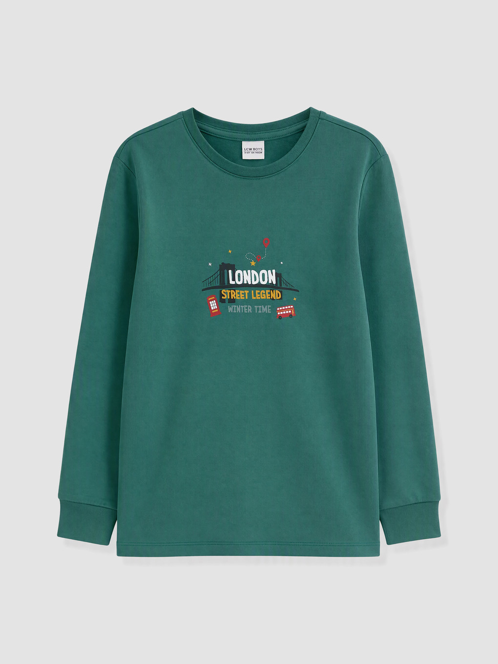 Crew Neck Boys' Pyjamas Set-1