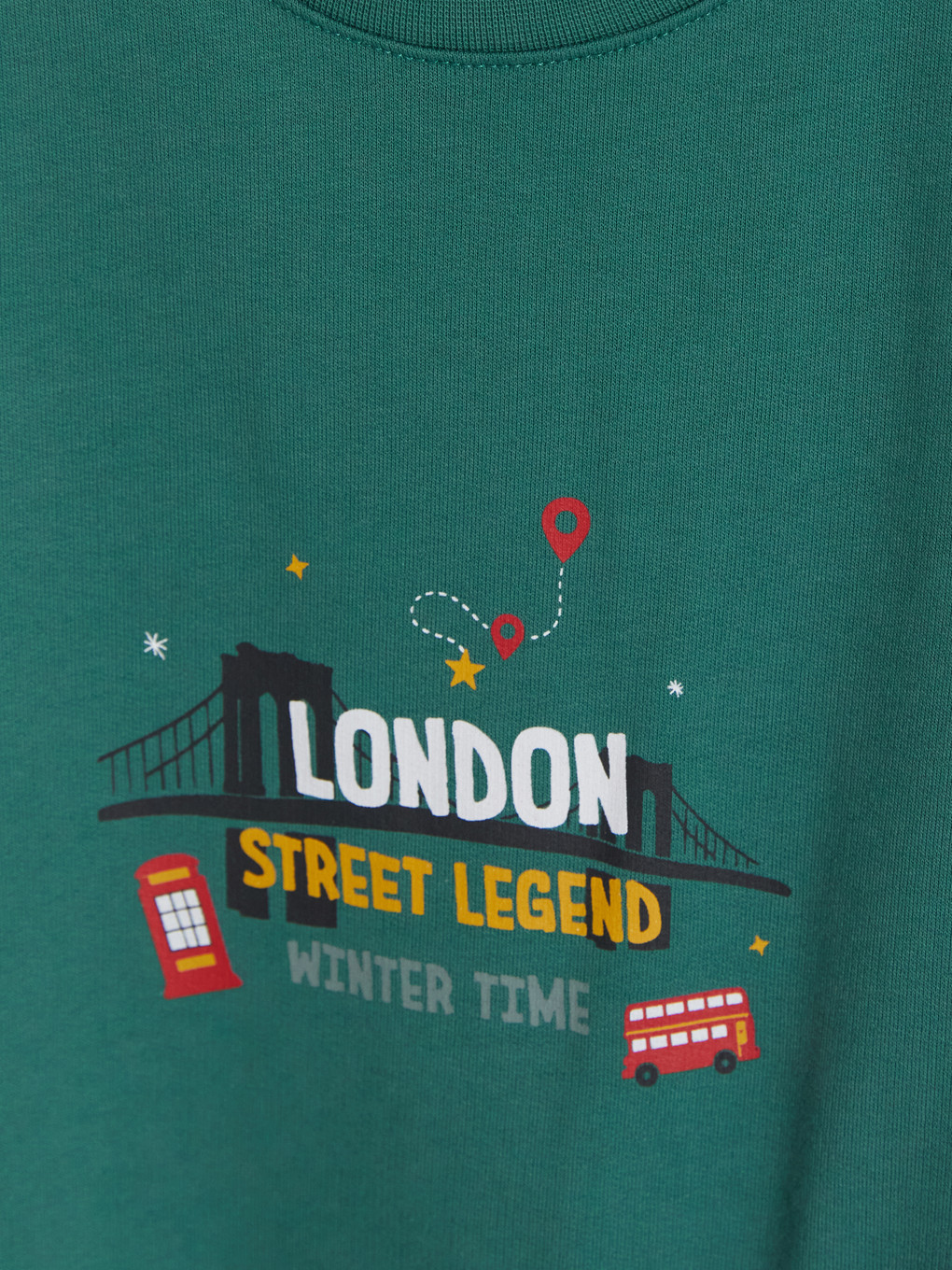 Crew Neck Boys' Pyjamas Set-2