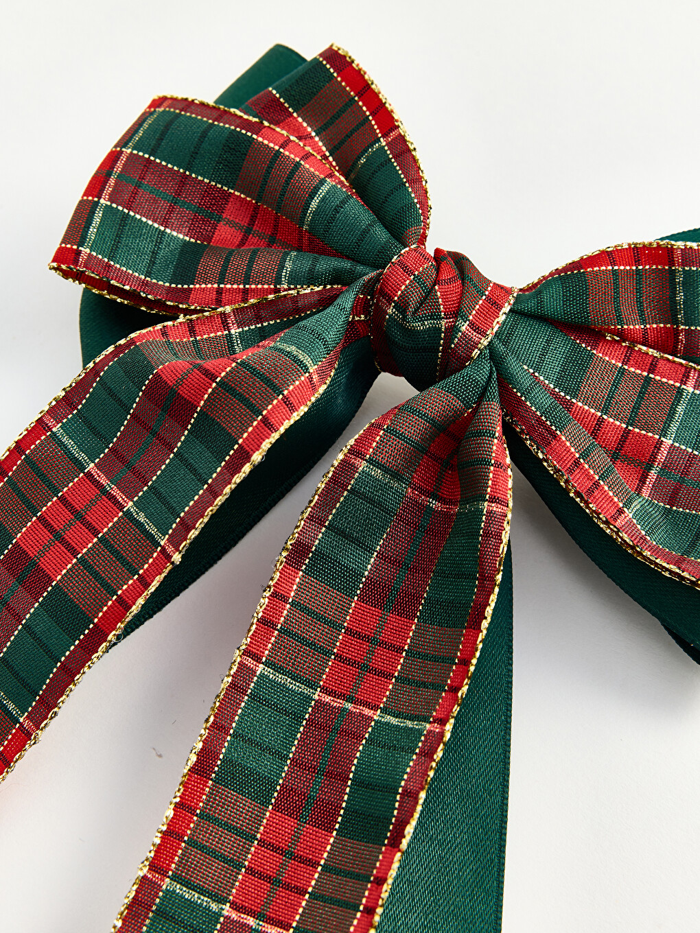 Plaid Bowed Girls' Clip-1