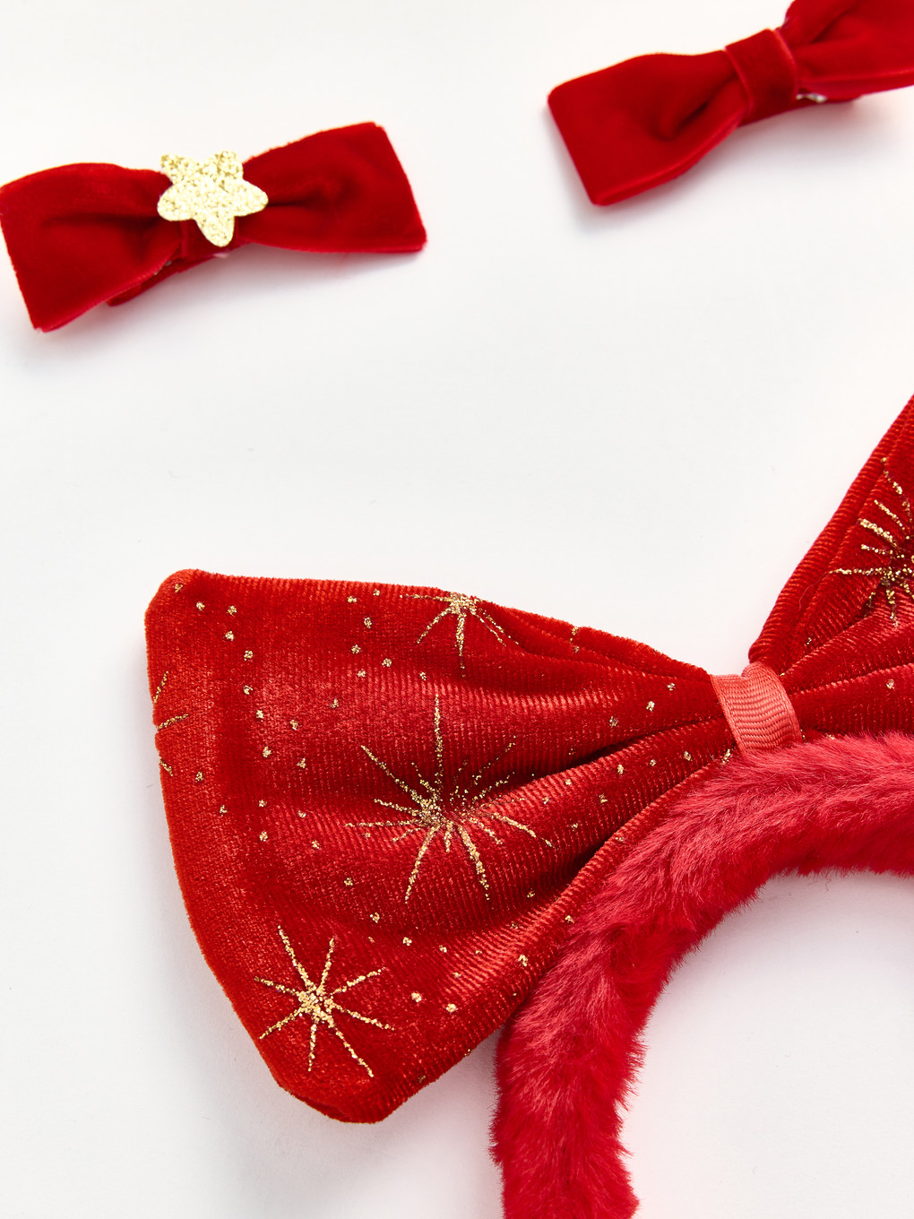 3-piece New Year Themed Girl Child Bowed Crown And Hairpin-1