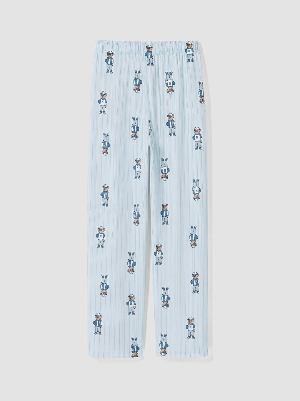 Mavi Gömlek Yaka Erkek Çocuk Pijama Takım-6