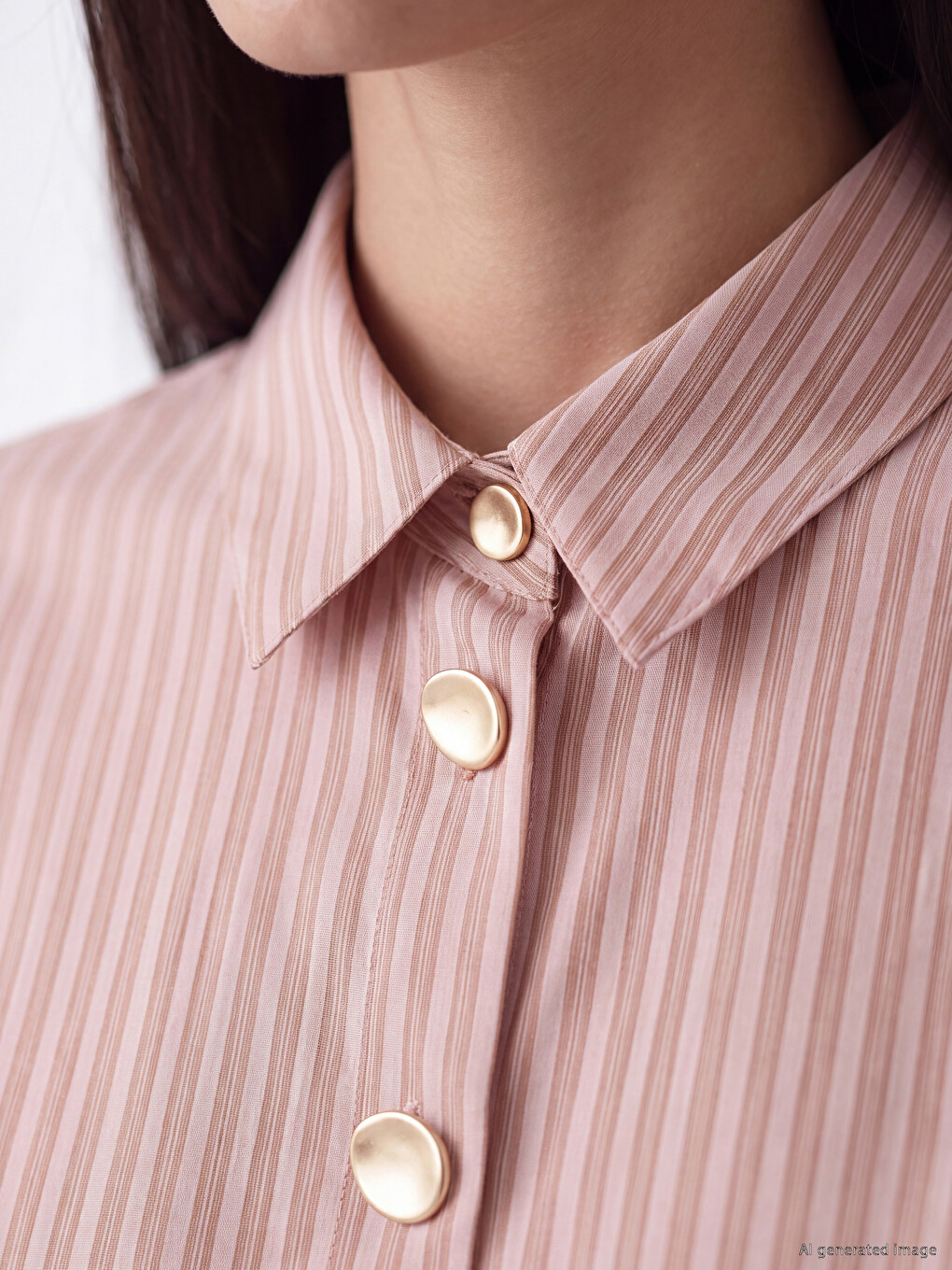 Striped Women's Shirt Tunic-2