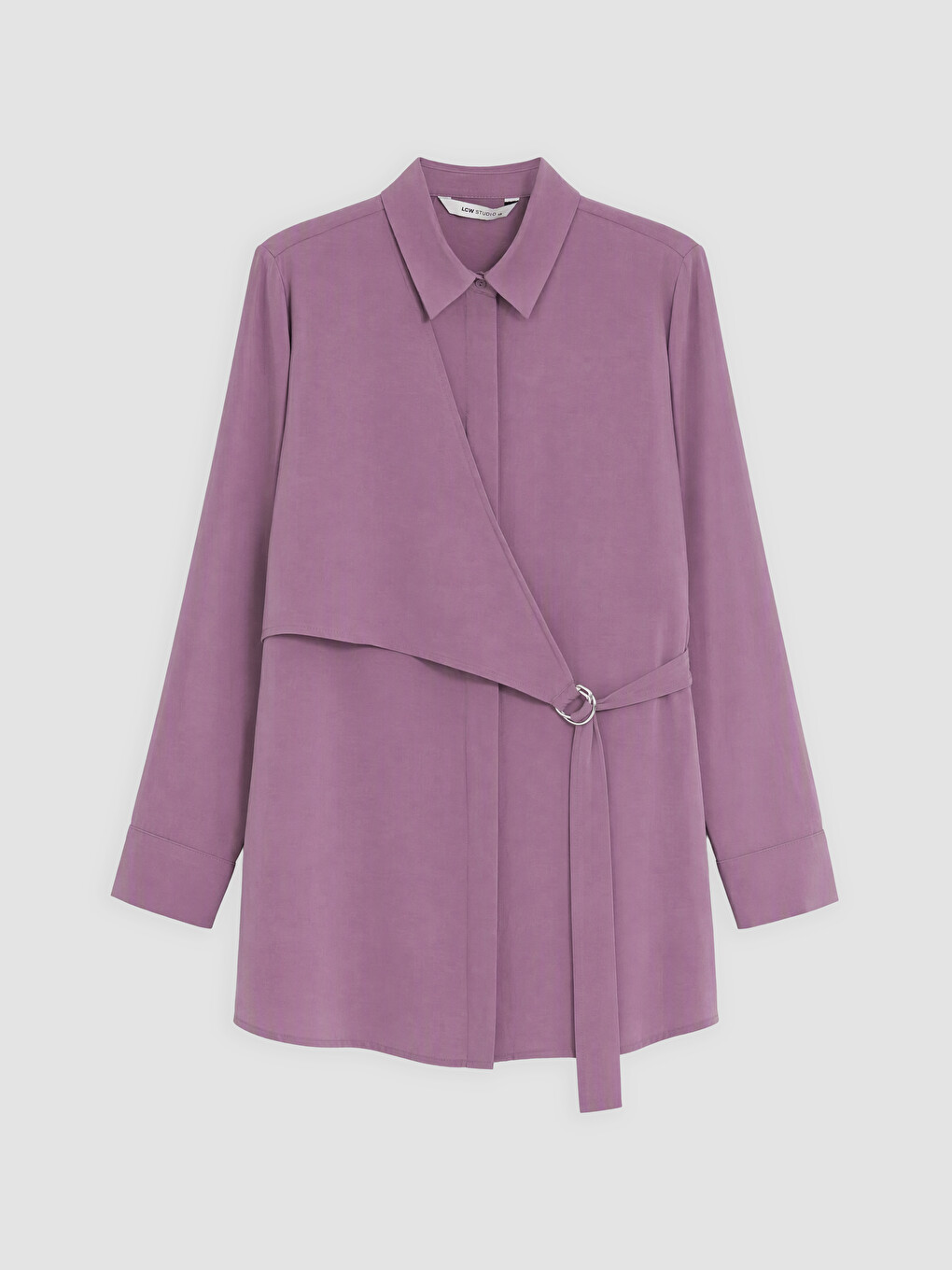 Modal Blended Tie-up Women's Shirt Tunic