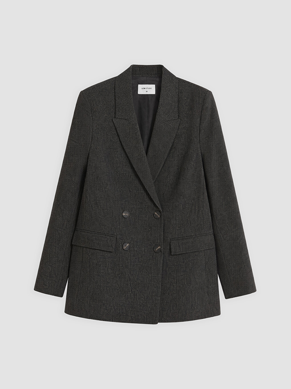 Double Breasted Collar Women's Blazer Jacket