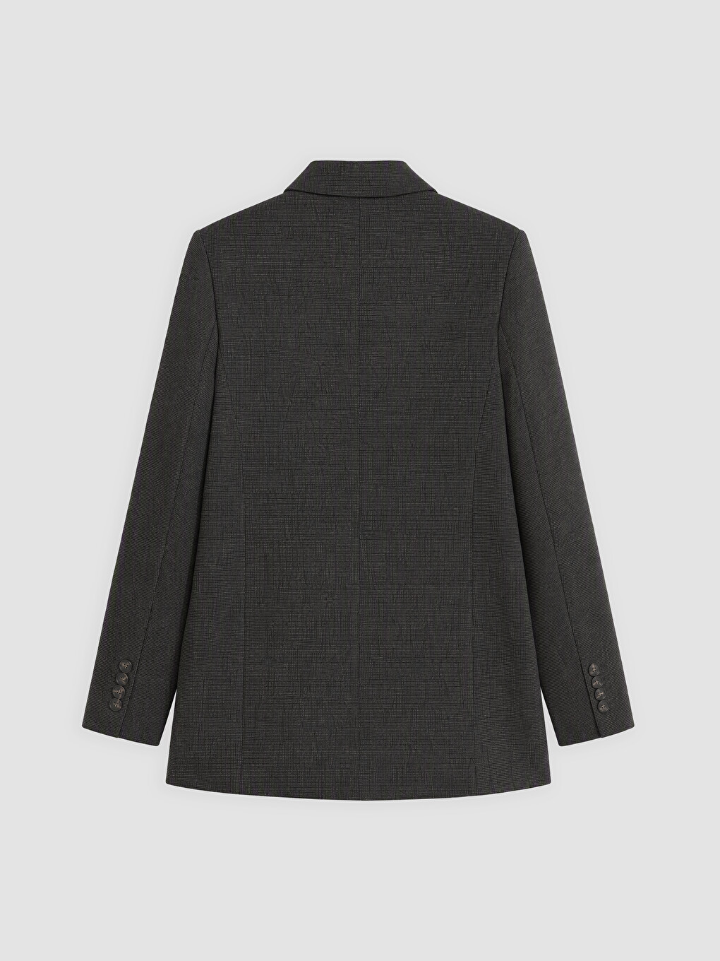 Double Breasted Collar Women's Blazer Jacket-1