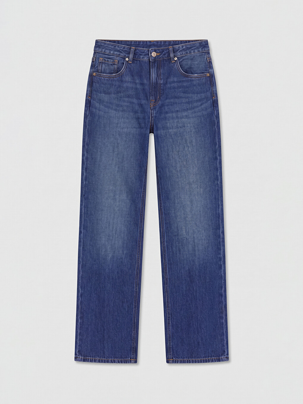 High Waist Regular Fit Women's Jeans-4