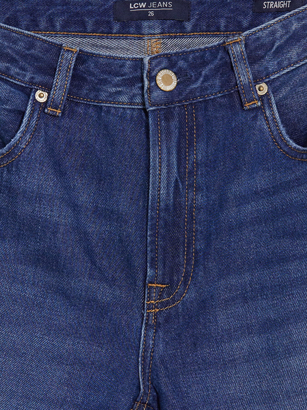 High Waist Regular Fit Women's Jeans-6