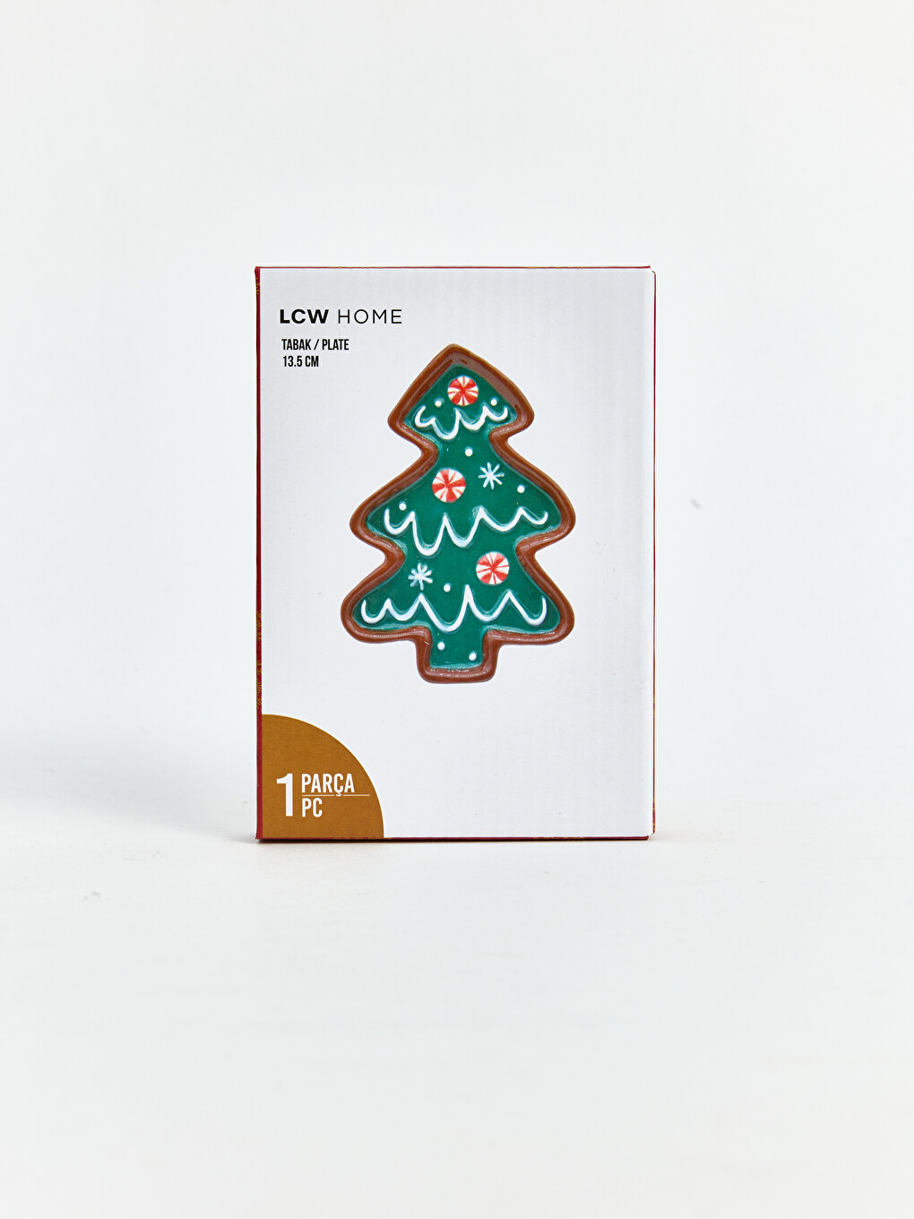 New Year Themed Pine Tree Plate 13 Cm-4