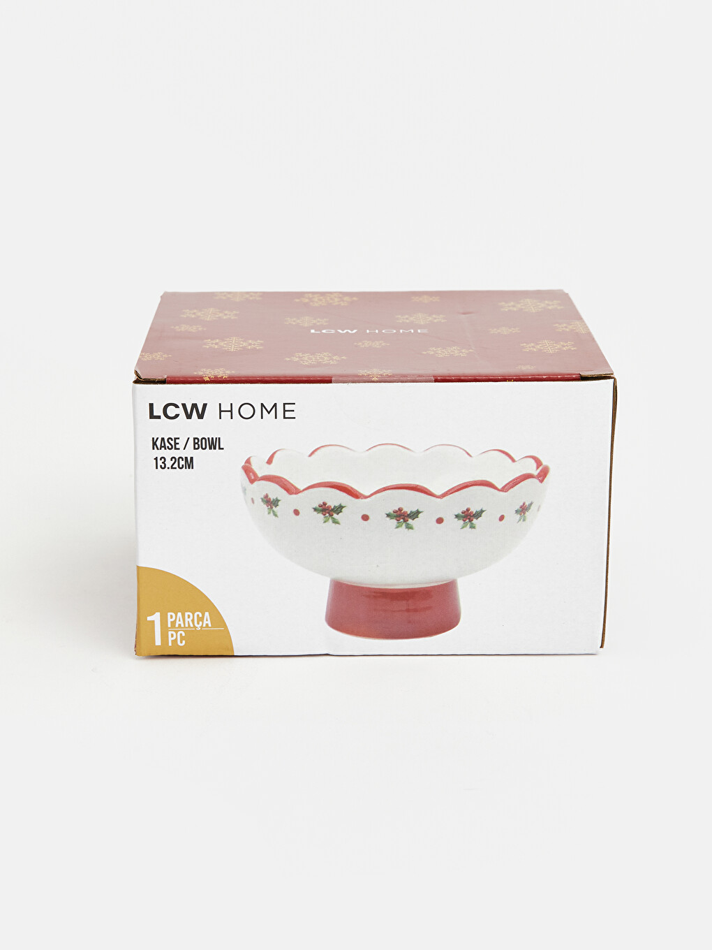 Printed Ceramic Footed Bowl-3