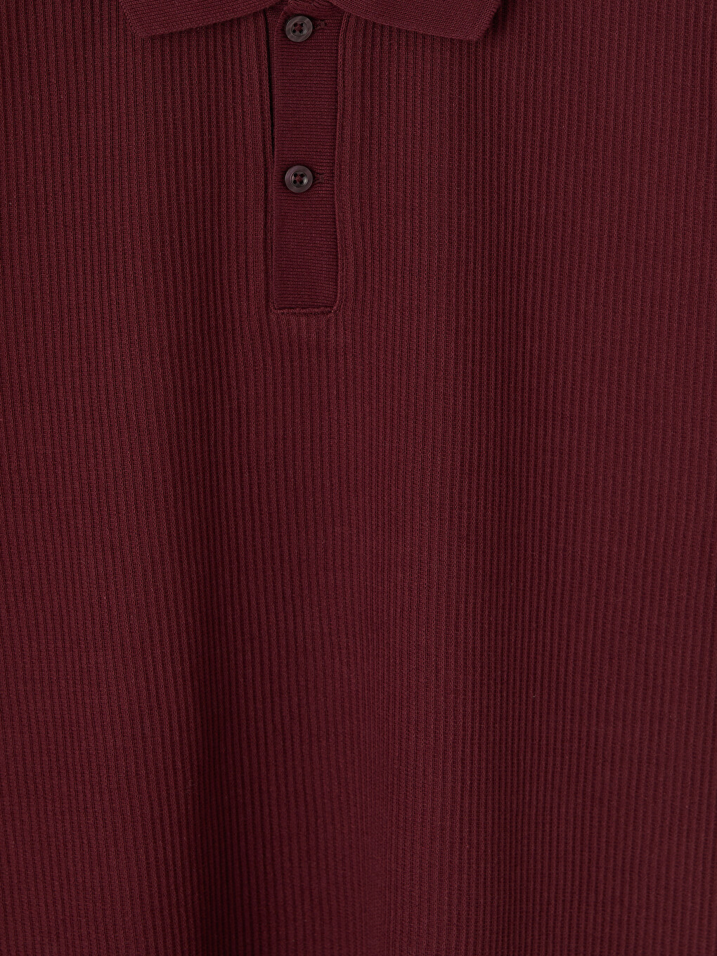 Bordo Polo Yaka Erkek Tişört-2