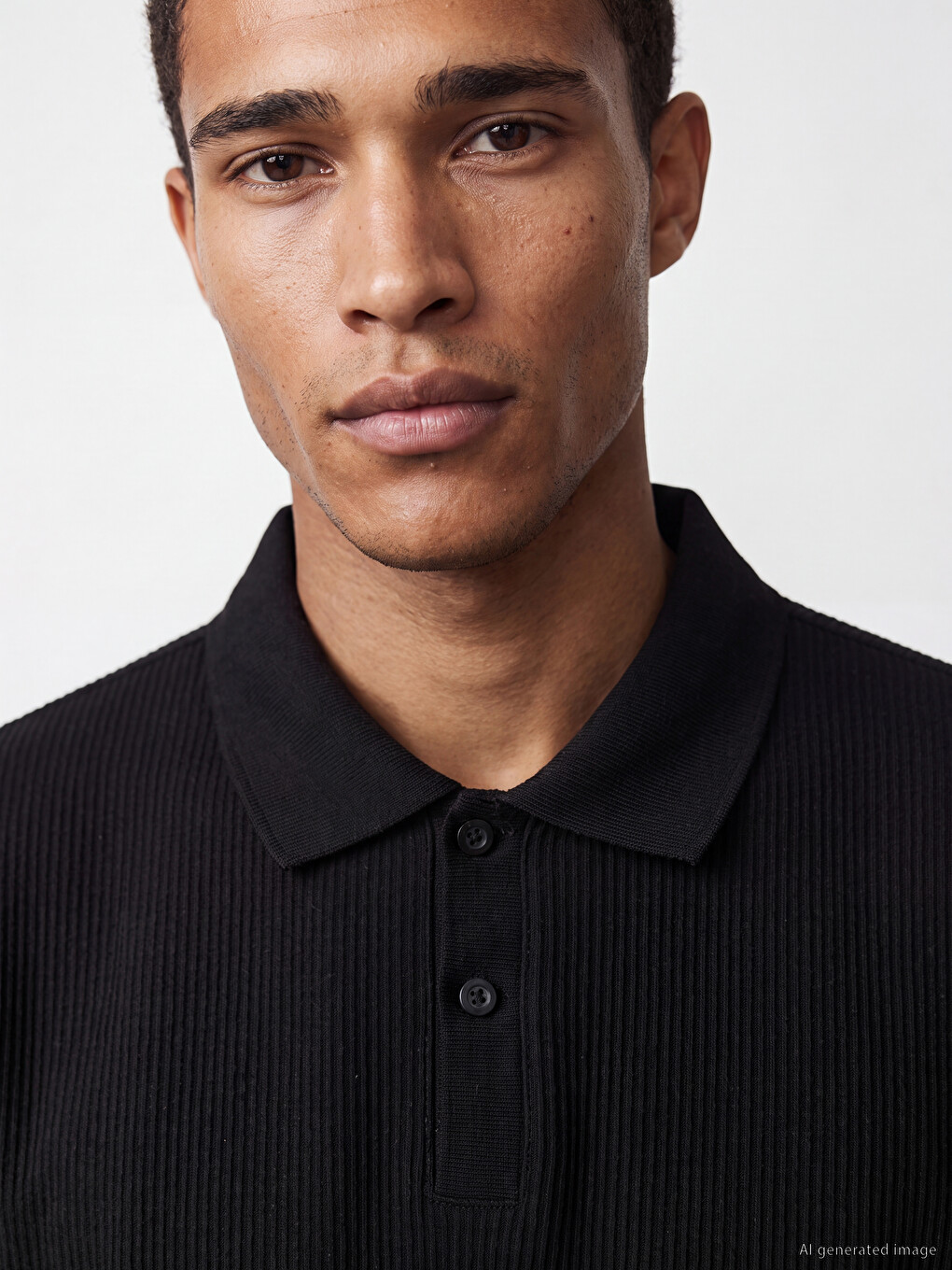 Polo Collar Men's T-shirt-2