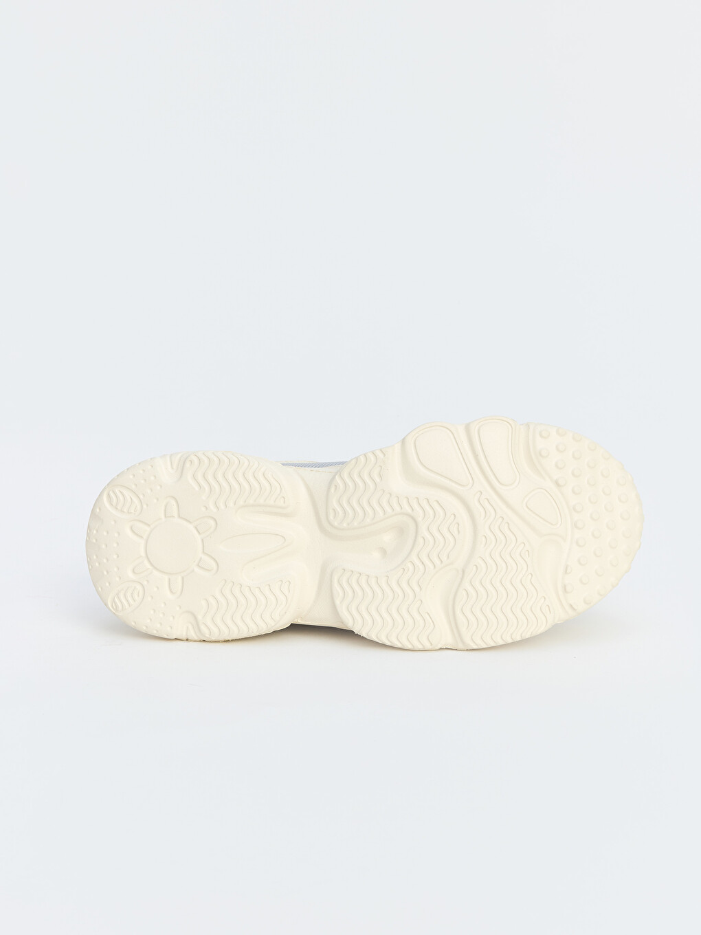 Bej File Detaylı Kalın Tabanlı Erkek Çocuk Sneaker-1