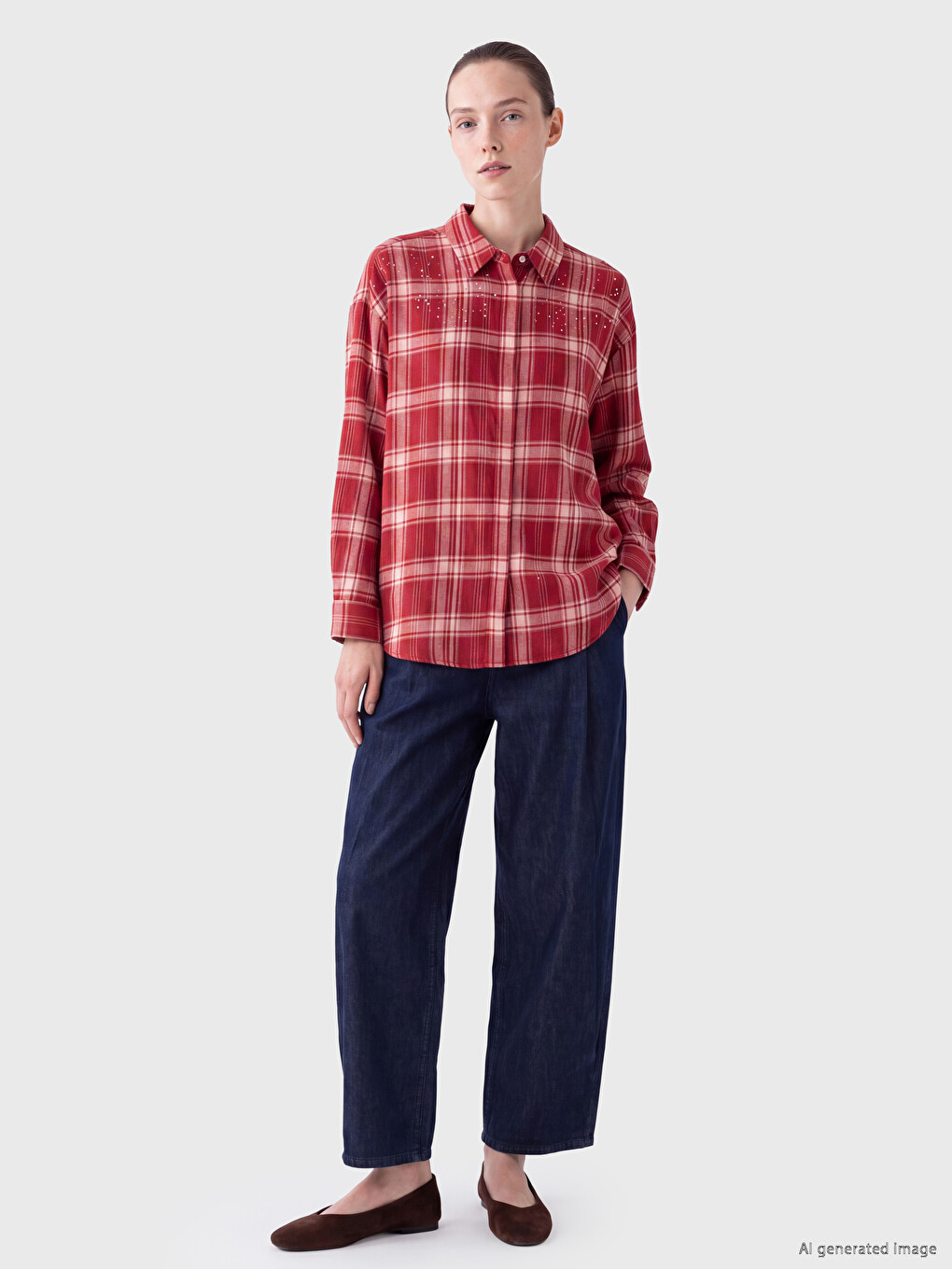 Plaid Women's Lumberjack Shirt-1