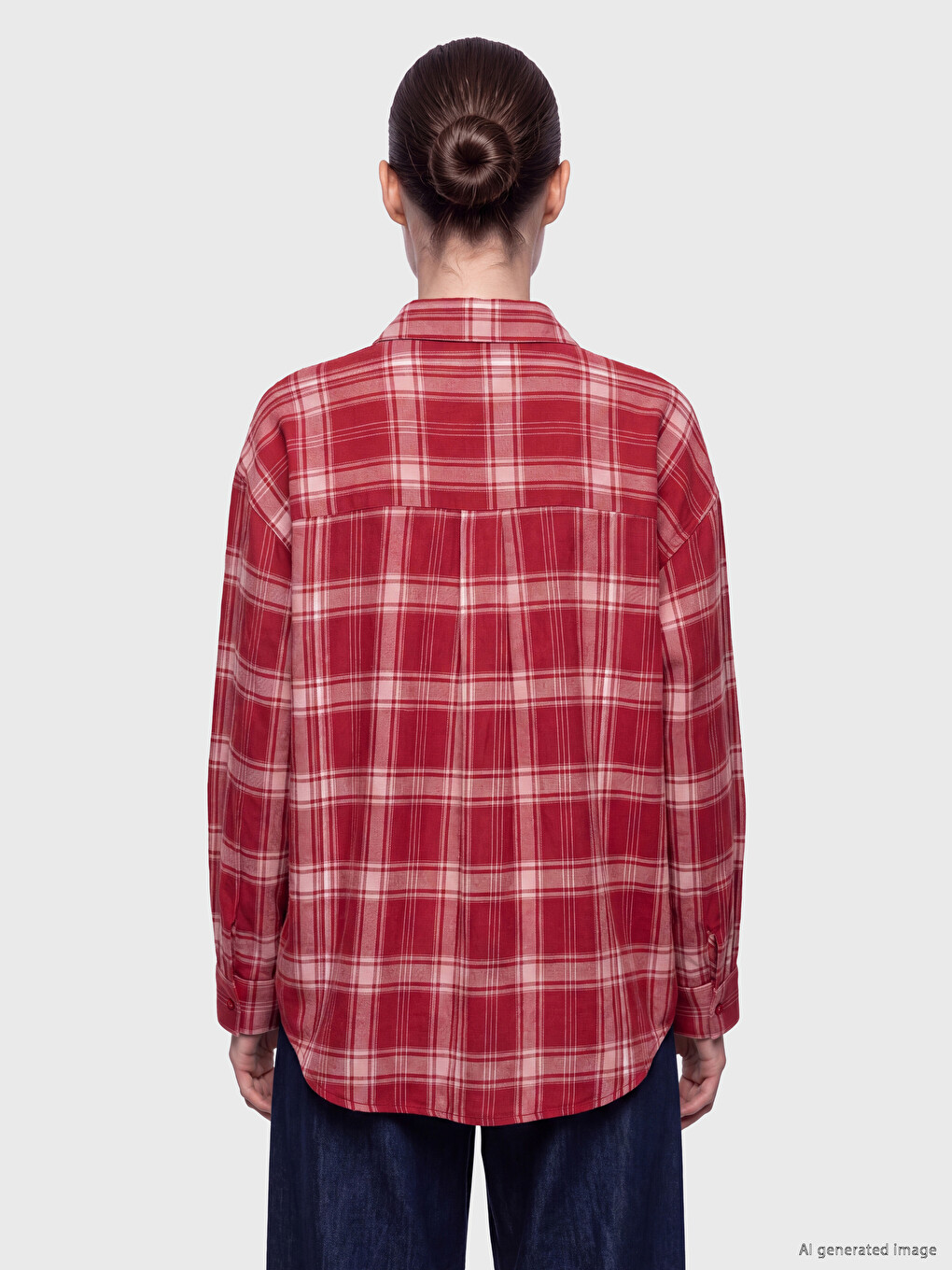 Plaid Women's Lumberjack Shirt-3