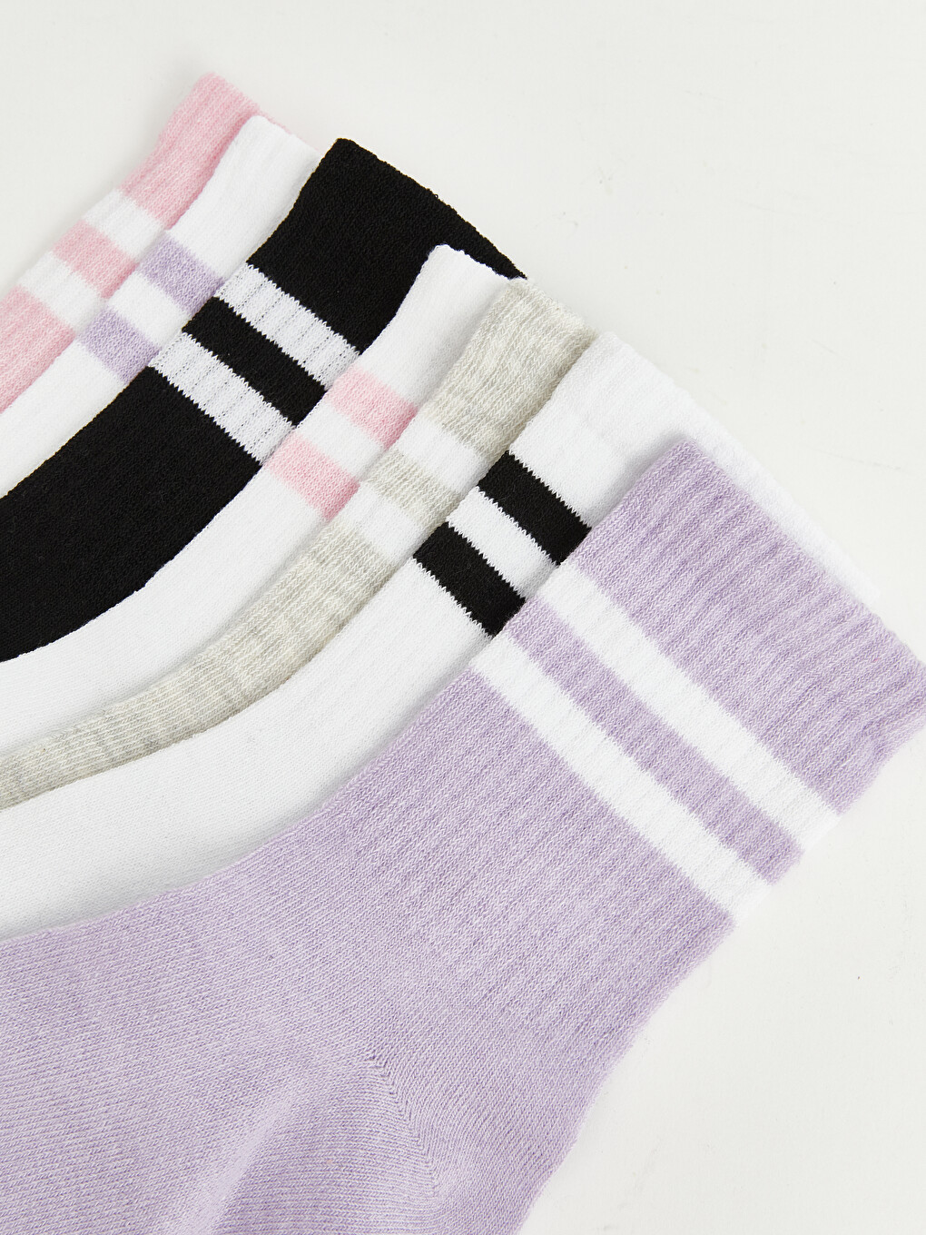 Girl Lilac Ankle Socks-8