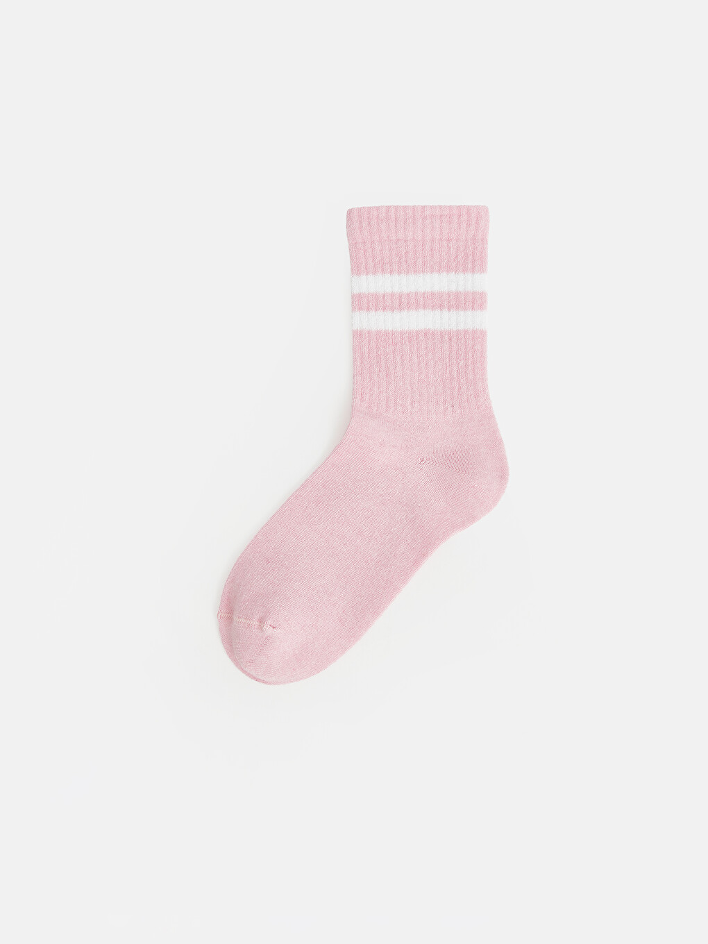 Girl White Ankle Socks-3