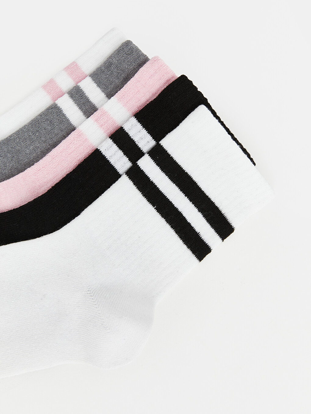 Girl White Ankle Socks-6