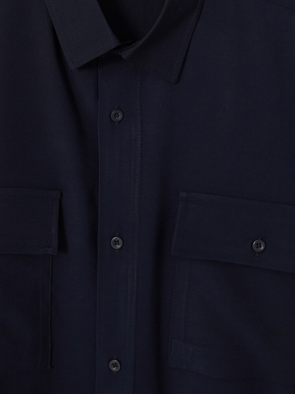 Relaxed Fit Shirt Collar Men's Shirt-2