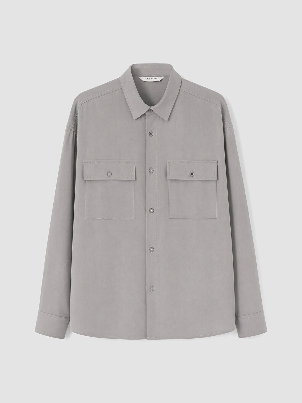 Relaxed Fit Shirt Collar Men's Shirt
