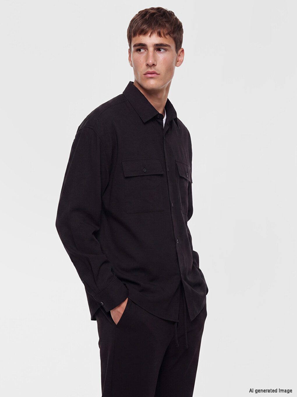 Relaxed Fit Men's Shirt