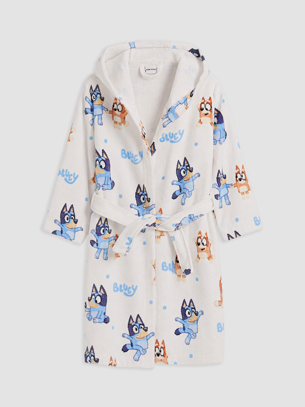 Bluey Printed Cotton Kids Bathrobe-1