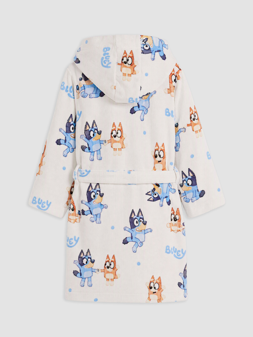 Bluey Printed Cotton Kids Bathrobe-2