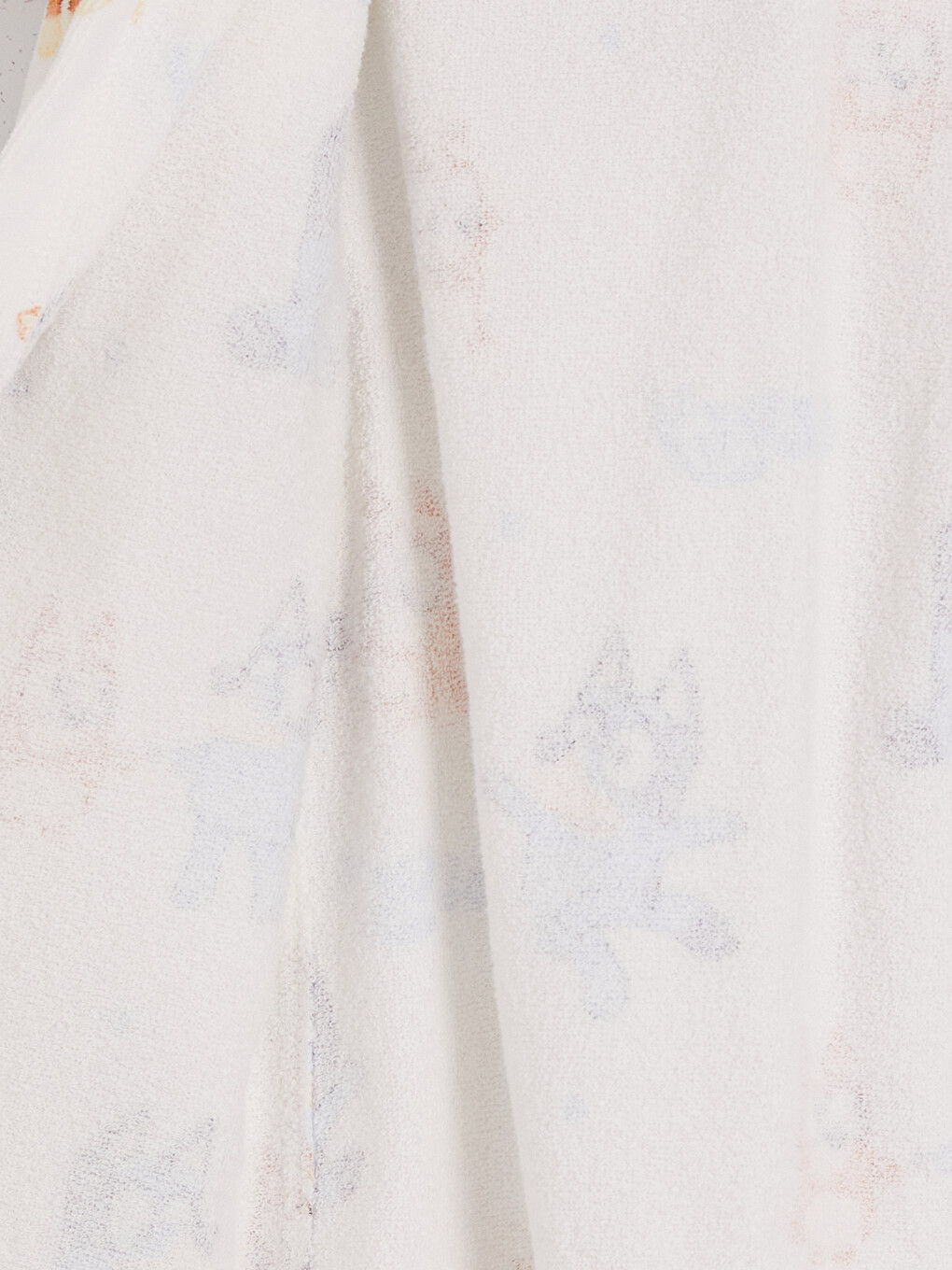 Bluey Printed Cotton Kids Bathrobe-4