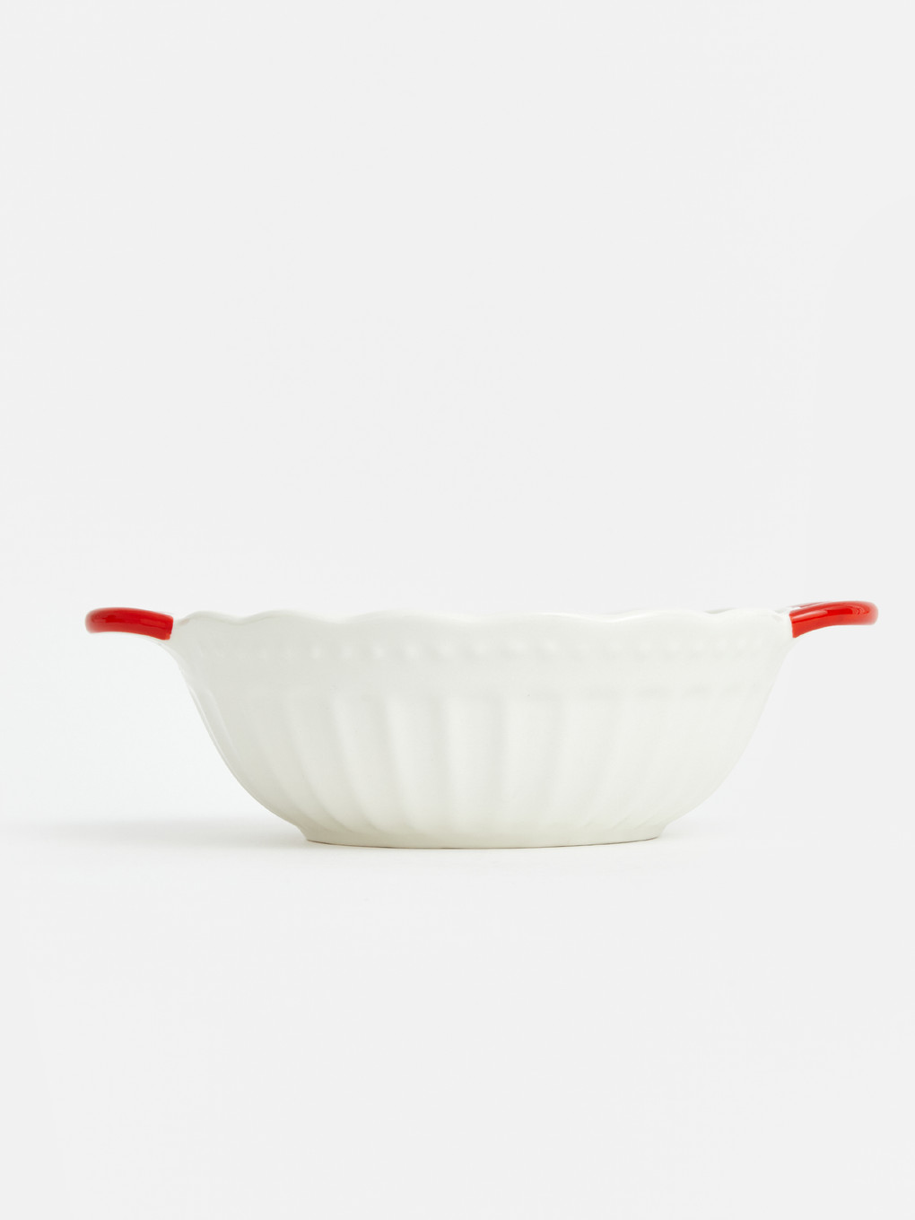 Bow Patterned Round Handled Bowl 25.5 Cm-2
